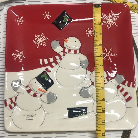 St. Nicholas square plate christmas #3 - Picture 5 of 5